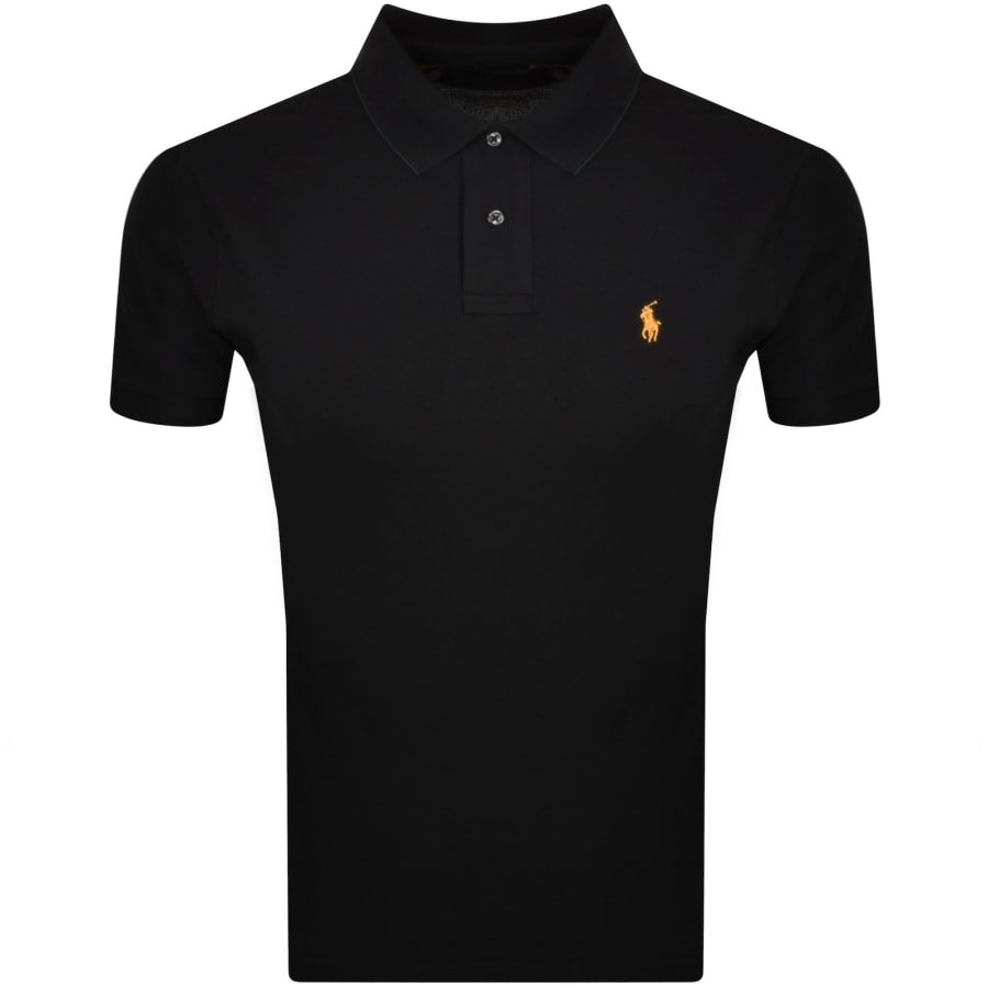 Ralph Lauren Logo Polo T Shirt Black Mainline Menswear United States